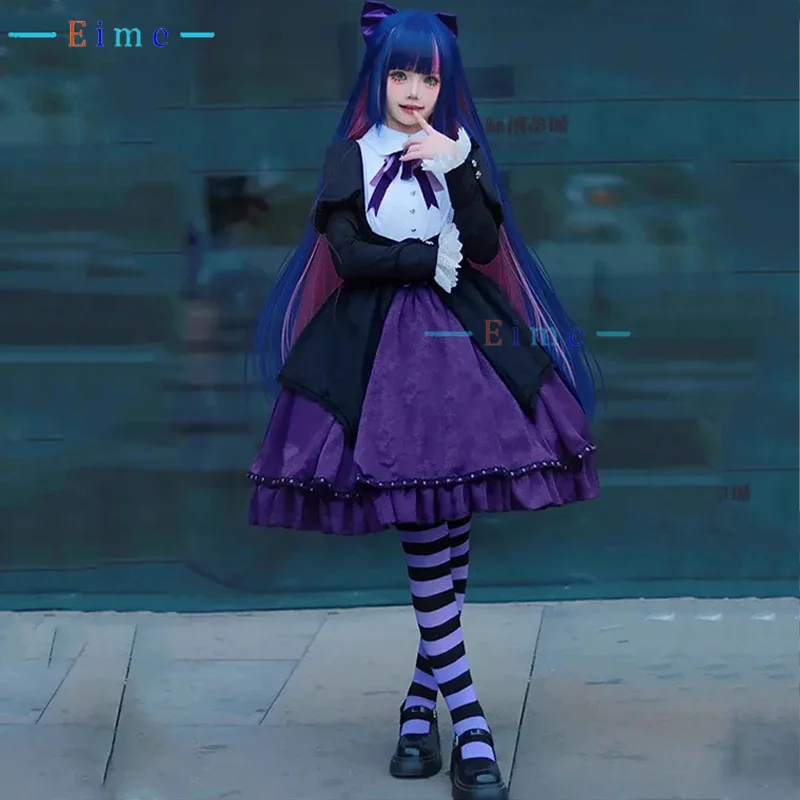 Stocking Cosplay Costume Women Gothic Lolita Dress Party Suit Halloween Carnival Uniforms Anime Clothing Custom Made