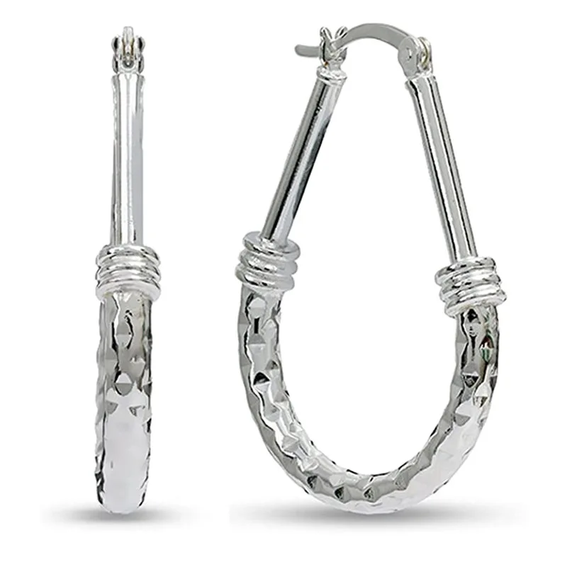 Pendientes de Aro Grandes de Aleación para Mujer, Estilo Simple y Moderno