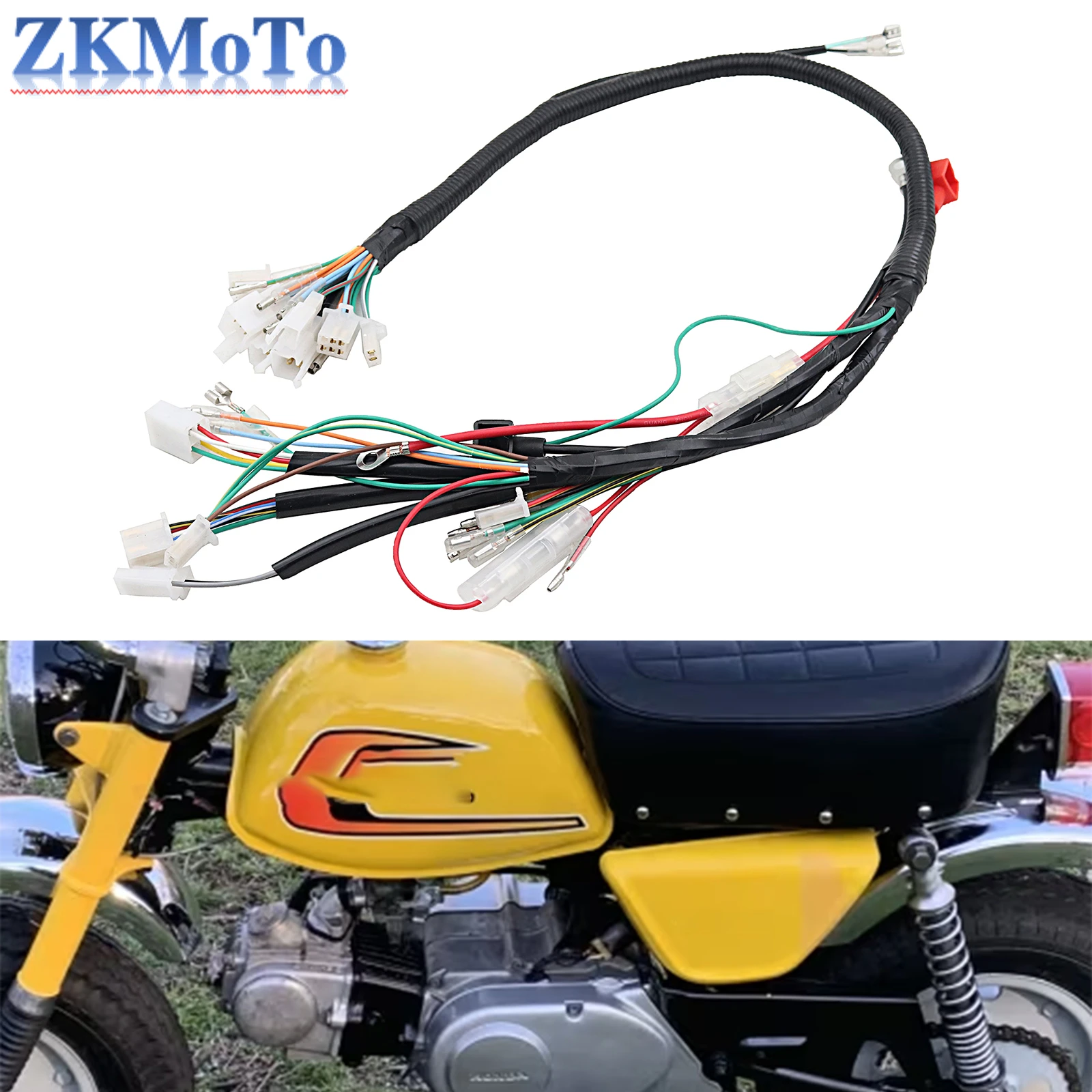 

Комплект катушек электронного жгута проводов мотоцикла для Honda Z50 Z50A Z50J Z50R Mini Trail Monkey Bike, универсальный аксессуар