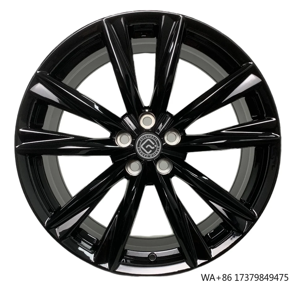 

Factory Direct Custom Forged Wheels in 16 17 18 19 20 21 22 23 Inch PCD 5x114.3 Hot Shot Gloss Black Fully Painted Wheels