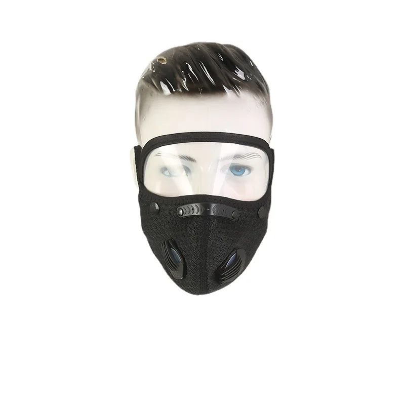 Sport warme Maske Filter Outdoor Reit staub maske Schutz linse abnehmbare wasch bare Arbeits versicherung