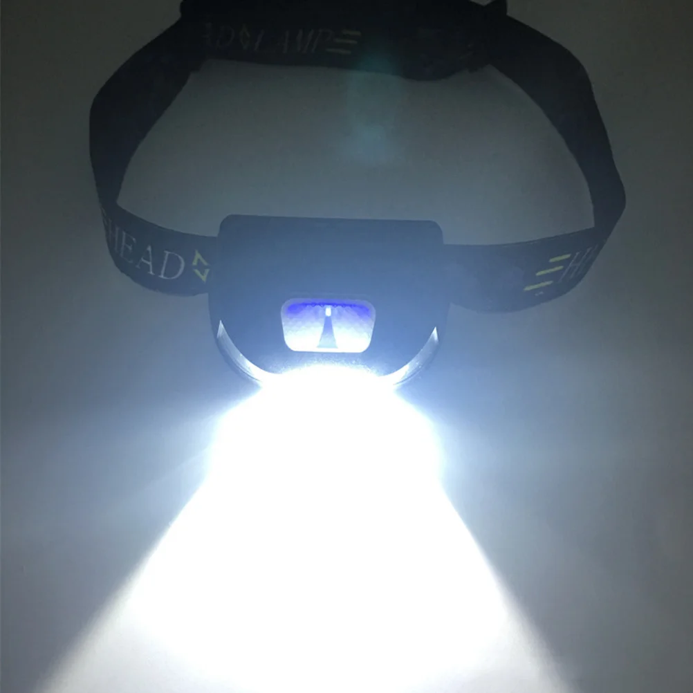 

Led Headlamp Waterproof Usb Sensor Light Adjustable Strap For Adults Hiking Running Camping Fishing Hunting Jogging Reading