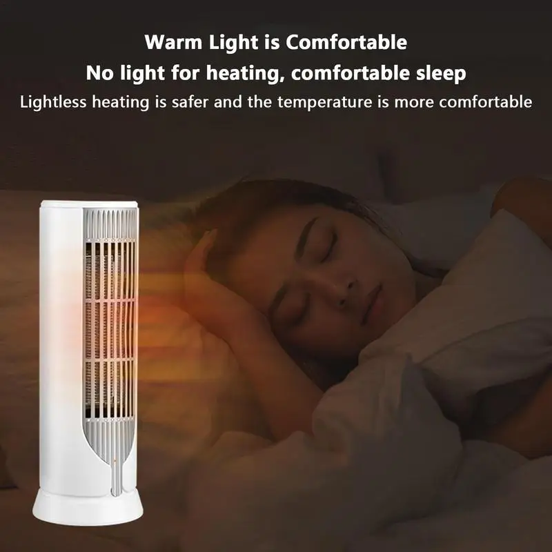 Small Heater Electric Space Heater Two Modes Three Seconds Heating Heaters With Smart Tip Switch Automatic Room Temperature