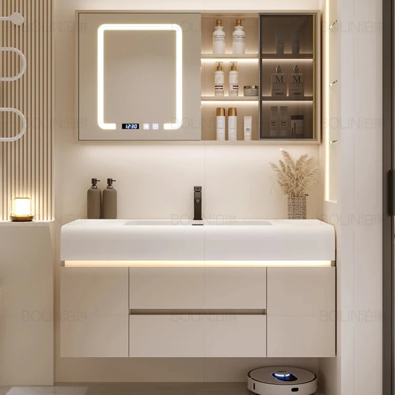 

High-quality Elegant Storage Locker Hanging Camping Kitchen Bathrooms Complete Modern Cabinet Badkamerkast Equipment Furniture