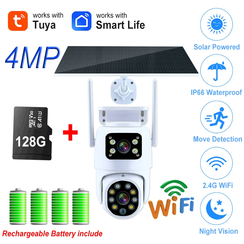Tuya Wifi Solar Cam… - image