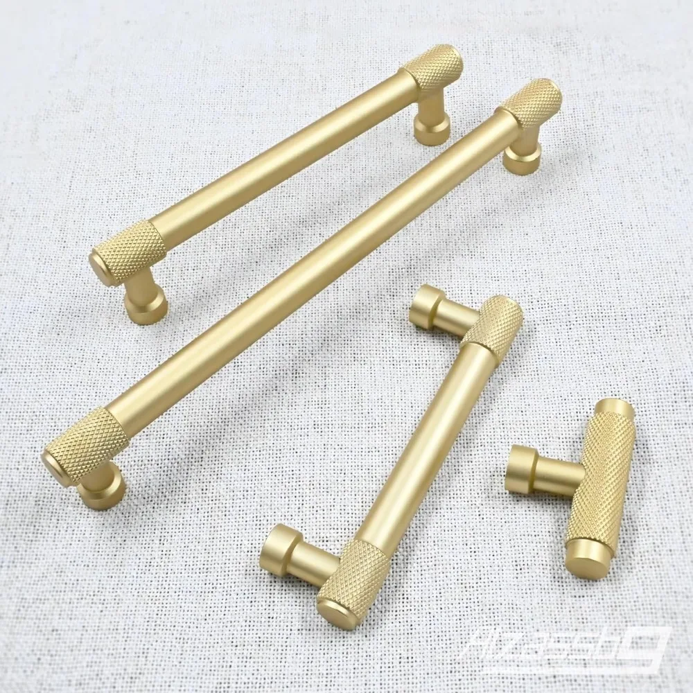 خزانة ذهبية غير لامعة تسحب مراكز ثقب 7-1/2 بوصة، 10 مقابض مخرشة لخزائن المطبخ والأدراج #3