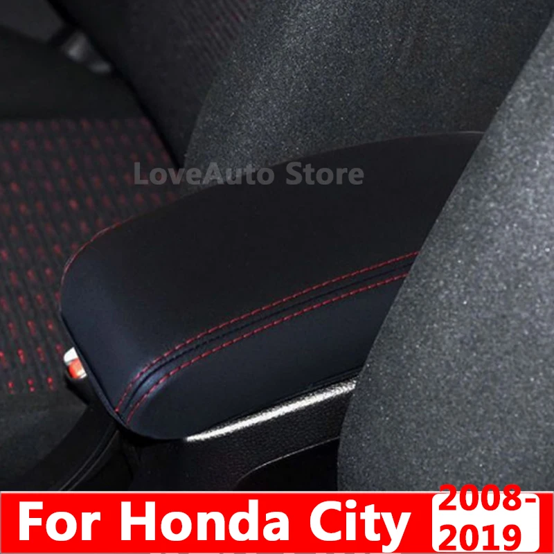 

Защитный кожаный чехол для центрального подлокотника Honda City 2008-2019