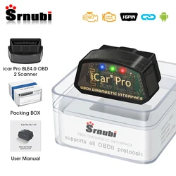 Srnubi ELM327 V2.3 OBD 2 OBD2 Car diagnostic Tools WIFI Bluetooth 4.0 for Android/IOS BT3.0 For Android ODB2 Car Scanner