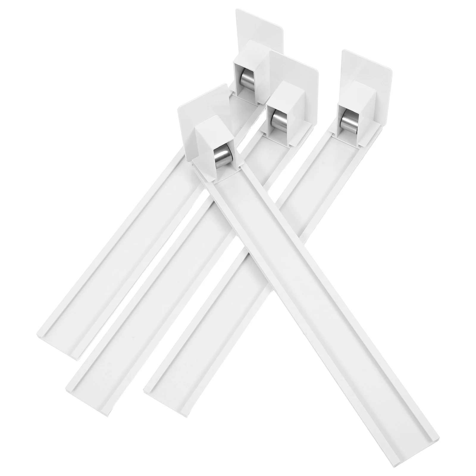 

4 Pcs Shelf Pusher Drink Dispenser Plastic Puller Spring Loaded Automatic Glide Refrigerator Fridge Beverage Storage