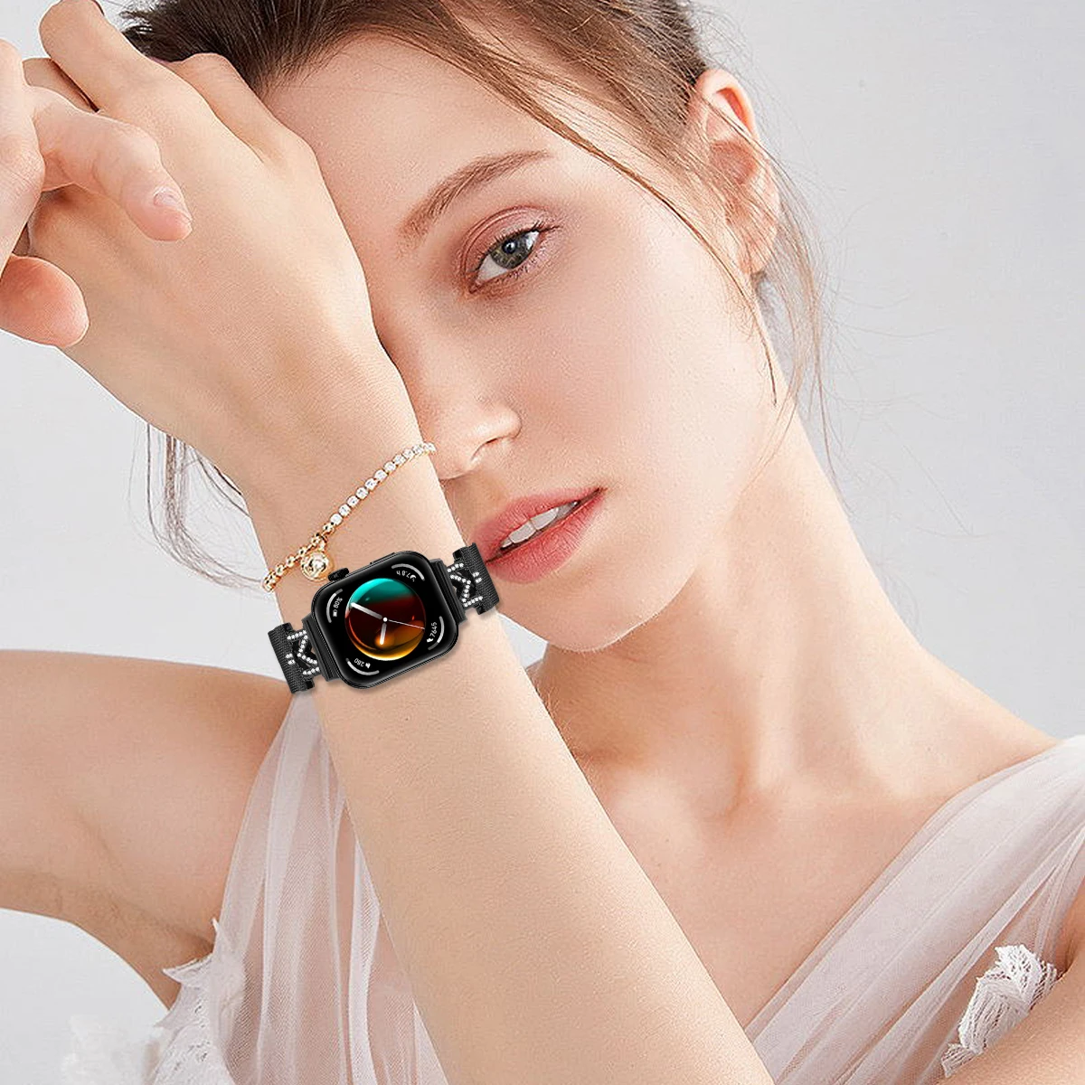 Миланский магнитный ремешок для часов Huawei Fit3 fit4 4Pro, браслет для умных часов из нержавеющей стали, часы huawei fit3, аксессуары fit4