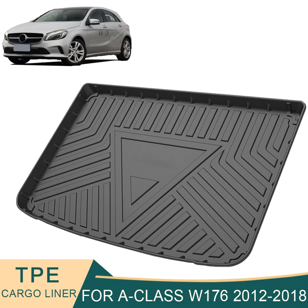 

For Mercedes-Benz A-Class W176 2012-2018 Car Cargo Liner All-Weather Non-slip Trunk Mats Boot Tray Carpet Interior Accessories