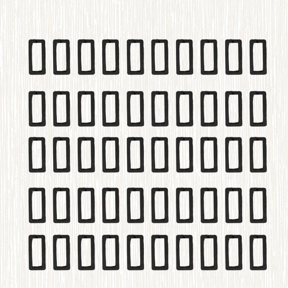 50pcs Wooden Earring Pendants Pre-Drilled Hollow Geometric Diy Drop Accessories For Jewelry Making Craft Wooden Pendant Charm