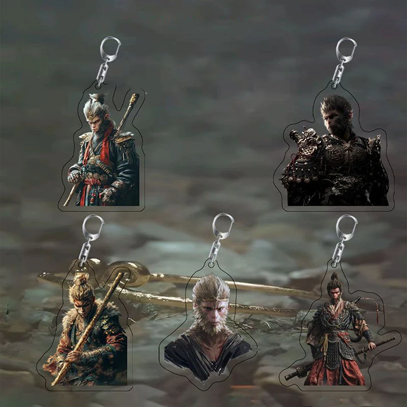 

1 шт. черный Миф: Wukong игровой периферический брелок для багажа