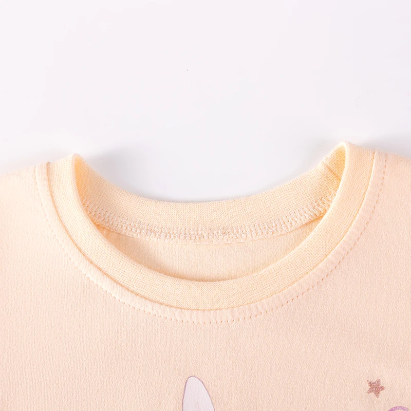 Little maven Mädchen Oberteile Kinderkleidung Herbst 2026 Cartoon Hasen Herzen Langarm T-Shirt Frühling Baumwolle – Detail 4