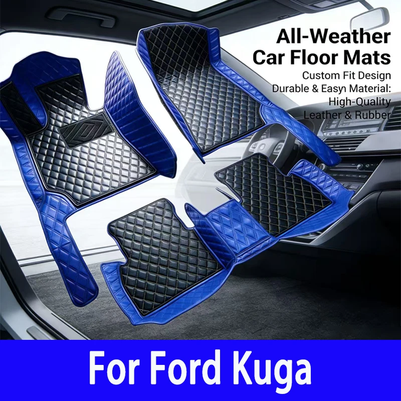 

Car Floor mats For Ford Kuga Escape Facelift 2019 2018 2017 2016 2015 2016 Pads Interior Parts Accessories