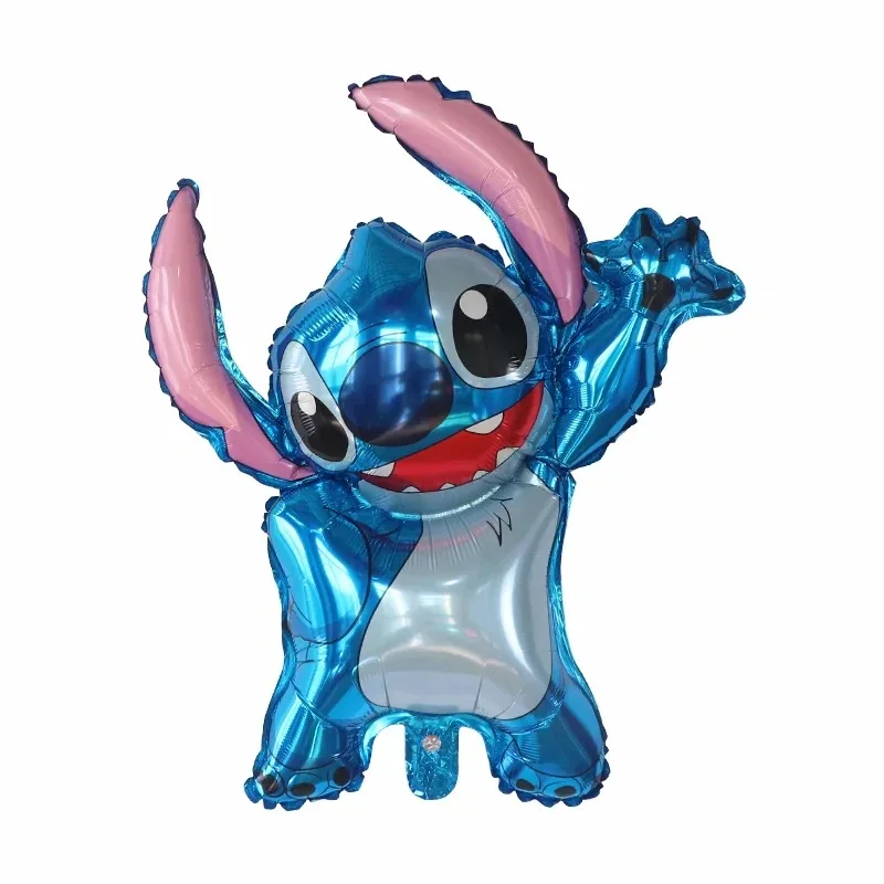 Juego de globos de aluminio para fiesta temática Kawaii de Disney Lilo & Stitch, decoración para fiesta de cumpleaños para niños y niñas, juguete para regalo, 5 uds.