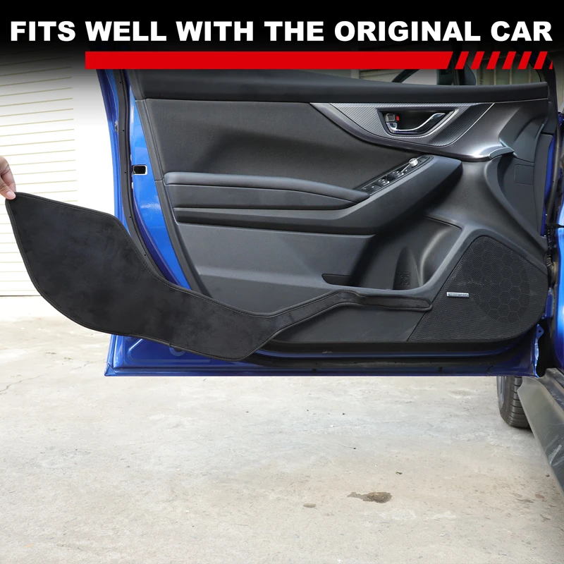 

Противоударная накладка на дверь автомобиля для Subaru WRX 2022-2025, бархатная наклейка, отделка боковой двери, защита от грязи, аксессуары для интерьера