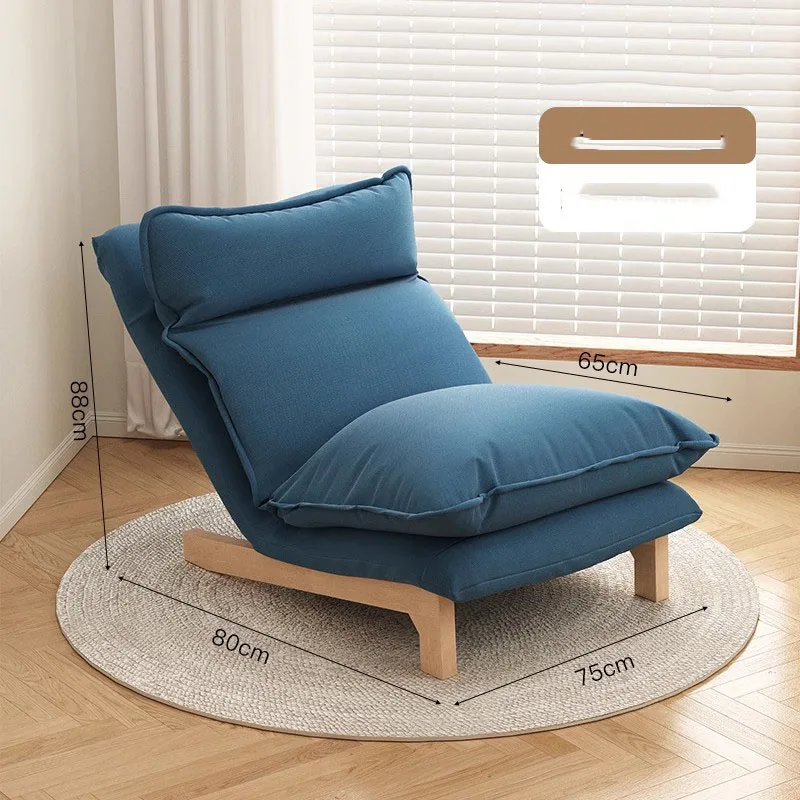 Sofa Back Support Chairs Wood Ergonomic Modern White Chairs Lazy Nordic Muebles Para El Hogar Chair Living Room Furniture