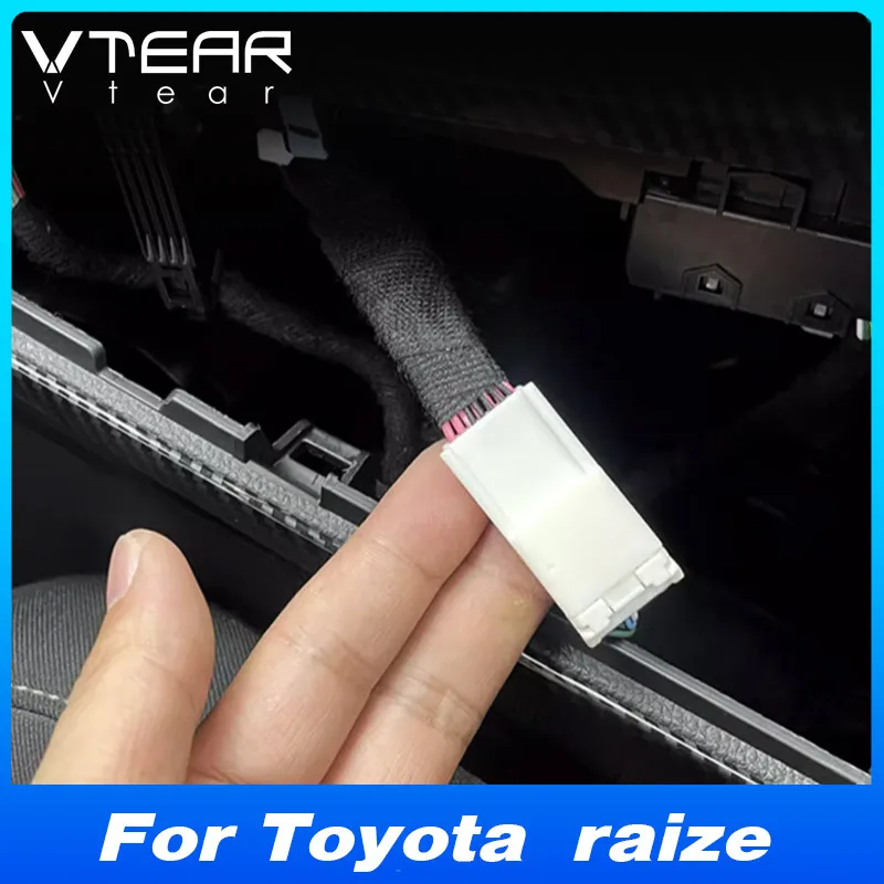 Vtear-Car Automatic Stop Start Sistema Do Motor, Controle De Dispositivo, Inteligente Cabo Do Sensor Plug, Cancelar Peças Do Adaptador para Toyota