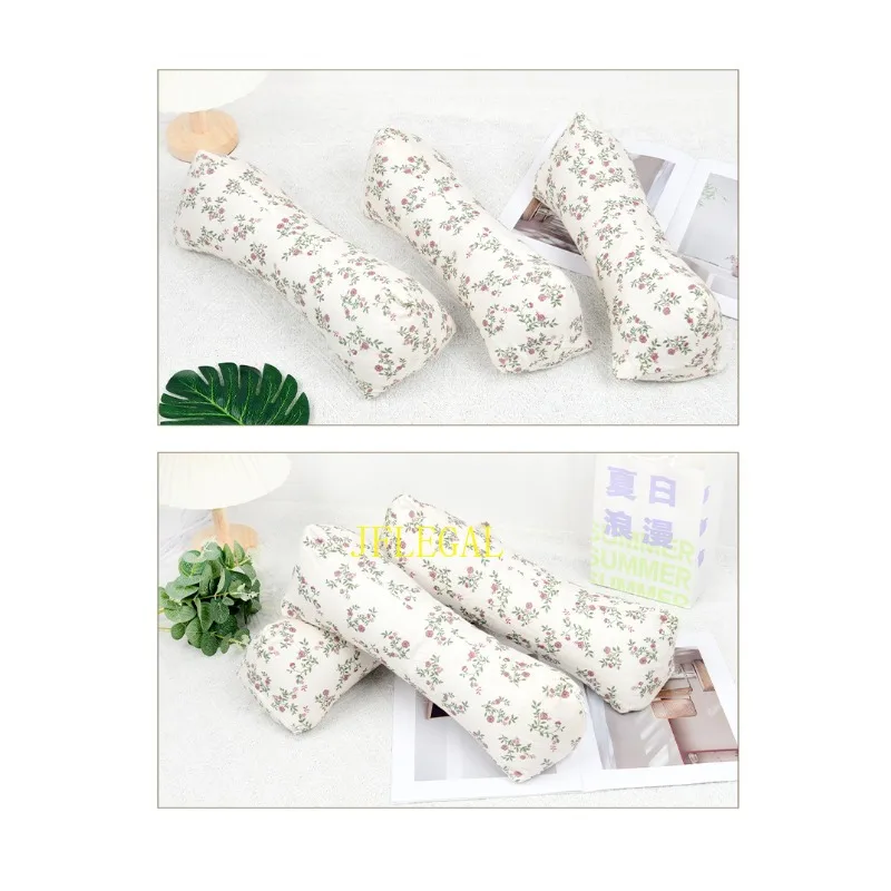 وسادة الحنطة السوداء نقية الحنطة السوداء قذيفة مثلث وسادة لحماية فقرة عنق الرحم مساعدة النوم المنزل وسادة مثلث قطني واحدة