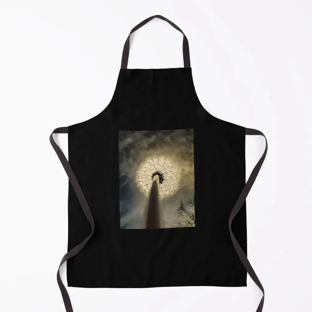 

Dandelion Eclipse Apron Home Cleaning for home useful pieces Chef Accessories kitchen gadgets Apron