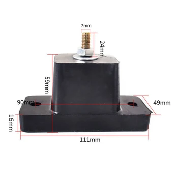 Poduszka 4 poduszka klimatyzatora gumowy wspornik do montażu wibracyjnego amortyzacja wspornik przed wibroizolator
