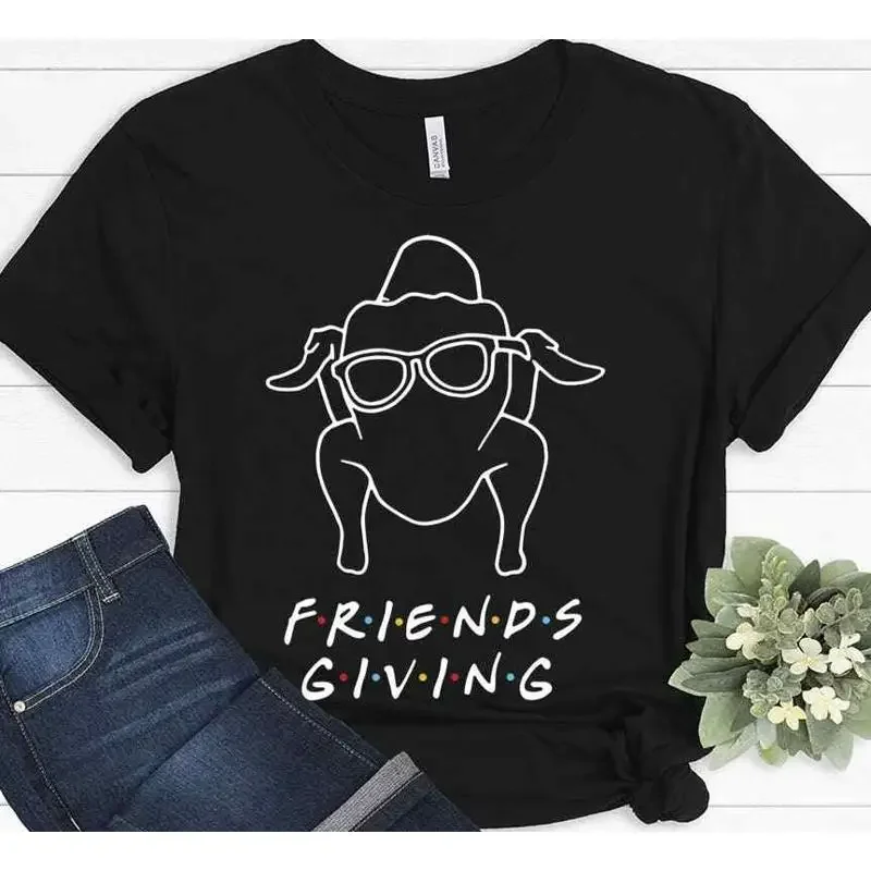 Friendsgiving Funny Monica Turkey Friends Thanksgiving s T shirt