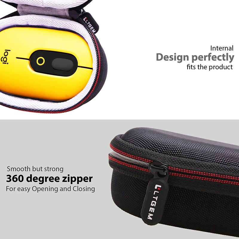 LTGEM EVA Hard Case for Logitech POP and M350 Mouse Daydream Mint Travel Carrying Storage Bag(only case)