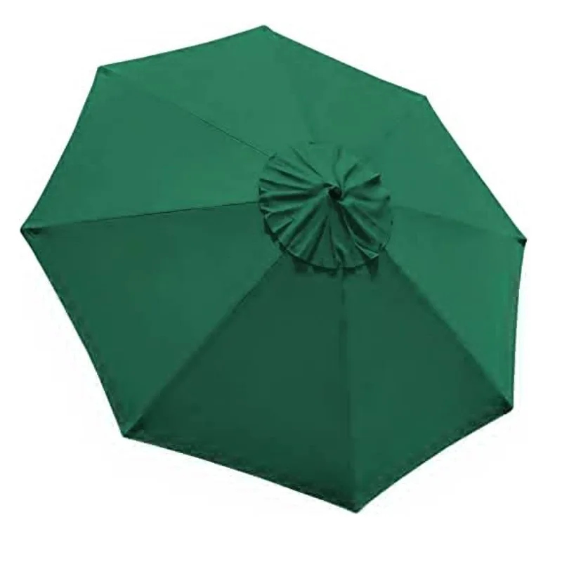 Waterproof Sunshade Parasol Replacement Canopy Patio Garden Umbrella Top Cover 2/2.7/3m 6 Ribs 8 Ribs