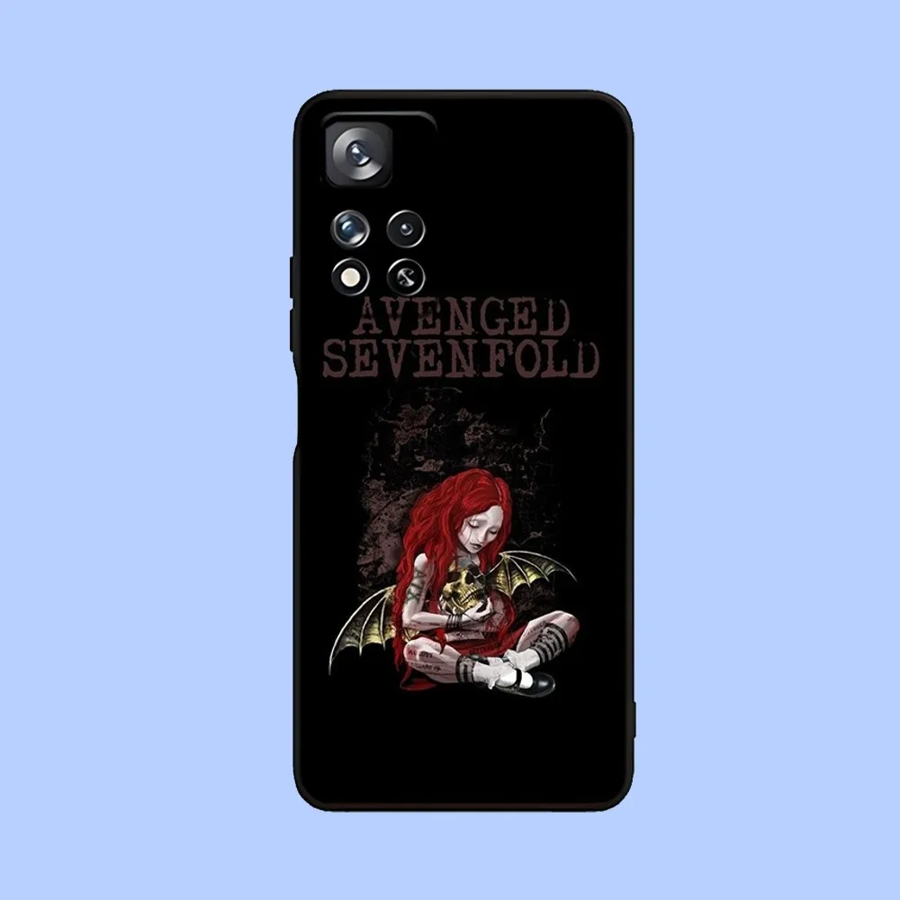 A-Avenged Sevenfold   Phone Case For Samsung Galaxy A13,A21s,A22,A31,A32,A52,A53,A71,A80,A91 Soft Black Cover