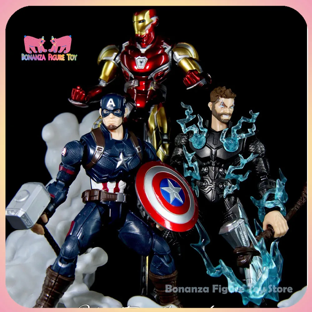 

Новинка в наличии, чемпион Blokees 2025 года, издание, Капитан Америка, Тор, Железный человек, фигурка, коллекционные оригинальные игрушки, подарок на день рождения