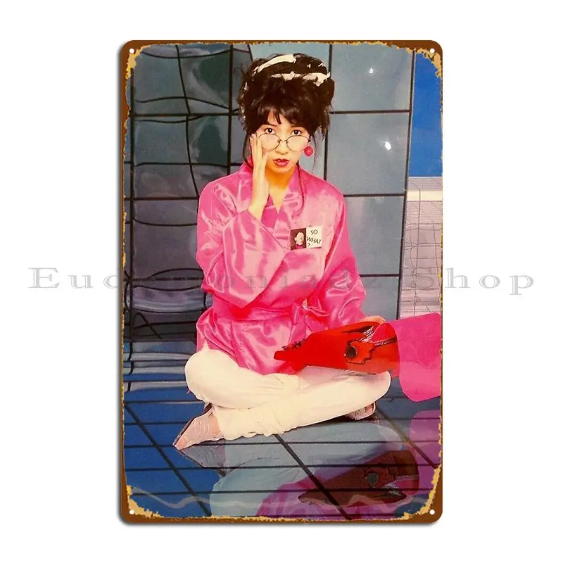 Tomoko Aran I M In Love Metal Plaque Poster Cinema Character Club Rusty Plaques Tin Sign Poster