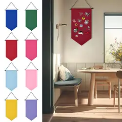 Wall Hanging Brooch Pin Display Wall Canvas Banner Enamel Pin Banners for Display Enamel Pin Wall Display Banner Hanging