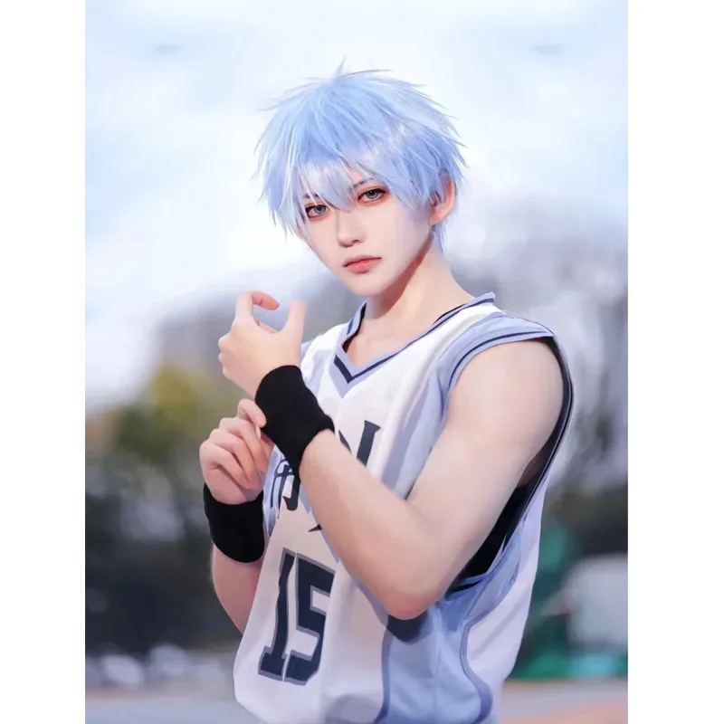 أزياء أنيمي نو باسوكي التأثيرية رقم. 5 6 7 8 9 15 Midorima Shintaro Kuroko زي كرة السلة ملابس رياضية قميص مجموعة تي شيرتات قصيرة للأطفال goi/6