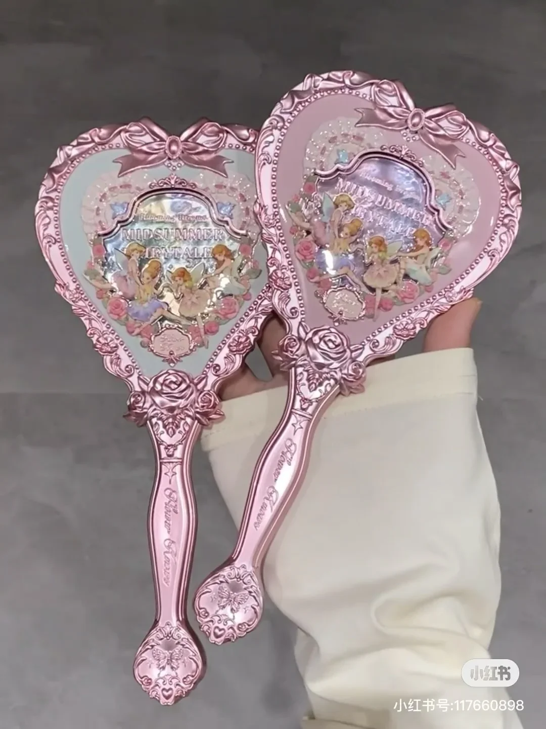 Flower Know Midsummer Fairytales Series Handheld Mirror Makeup Mirror