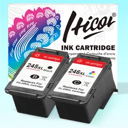 PG245/CL246 High Yield Ink Cartridge Combo | 18ml Black & 15ml Color | For Canon PIXMA iP2820,MG2420, MG2520,TS3420 Printers