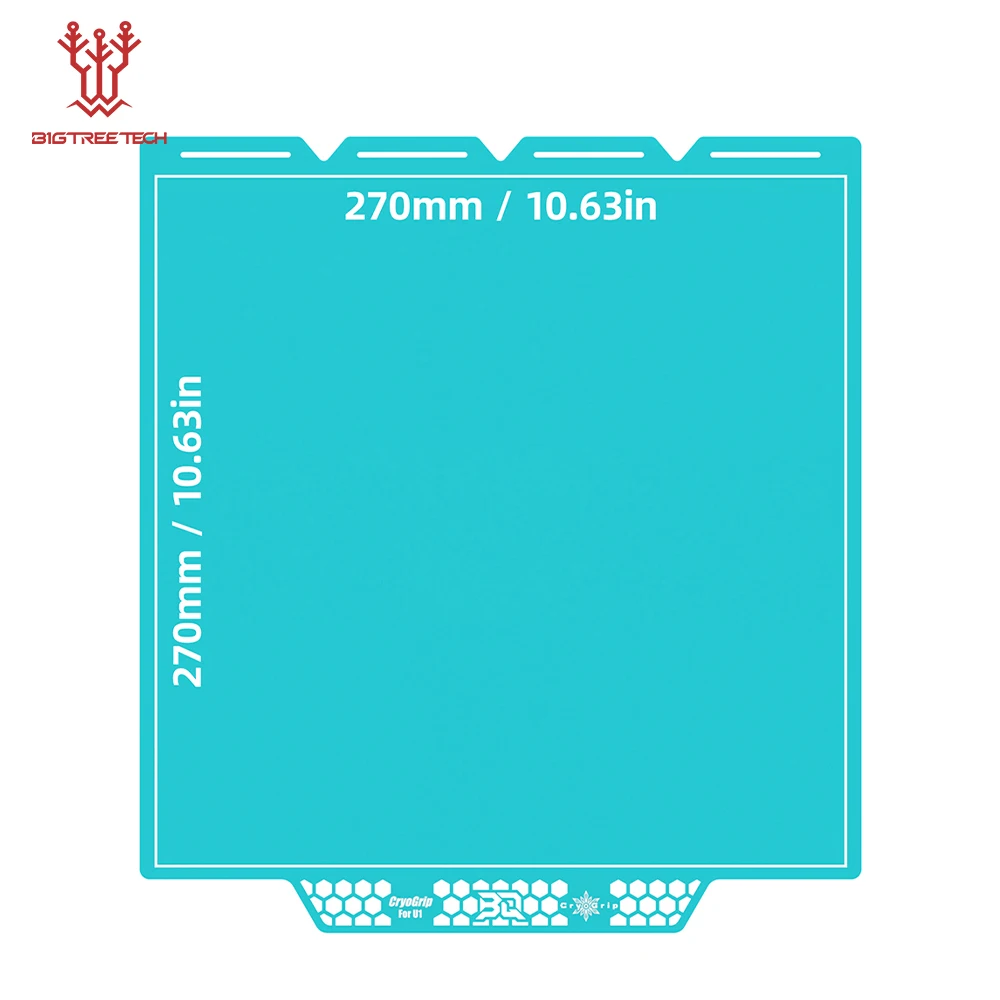 BIGTREETCH Panda Bouwplaat voor Snapmaker U1 3D-printer Dubbelzijdig afdrukken 270x270mm Staalplaat Heatbed