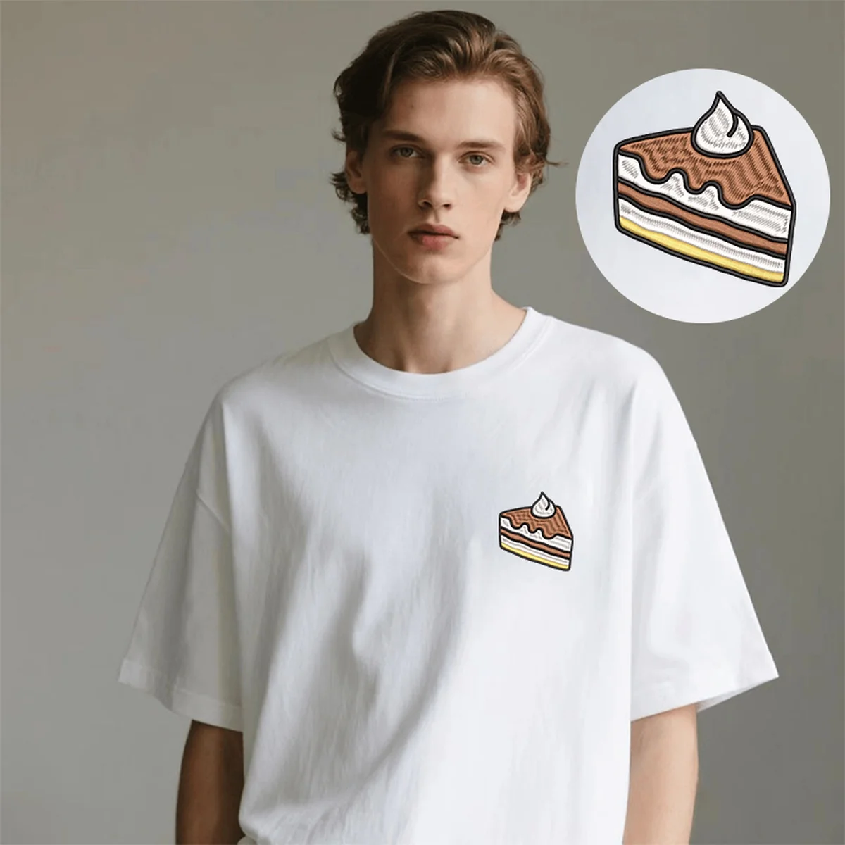 

Cake Lovers Men & Women's Embroidered T-Shirts – Delicious Cotton T-Shirt with Premium Embroidery for Casual Days