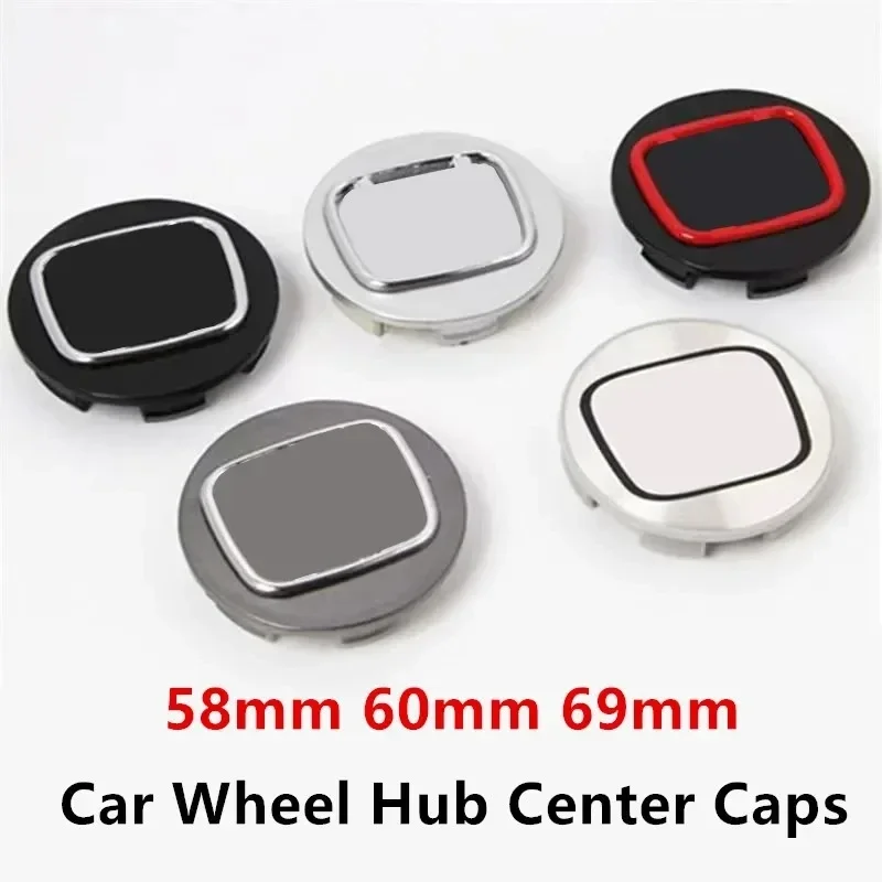 4 Stuks 58Mm 60Mm 69Mm Wielkap Hub Cover Badge Embleem Voor Honda