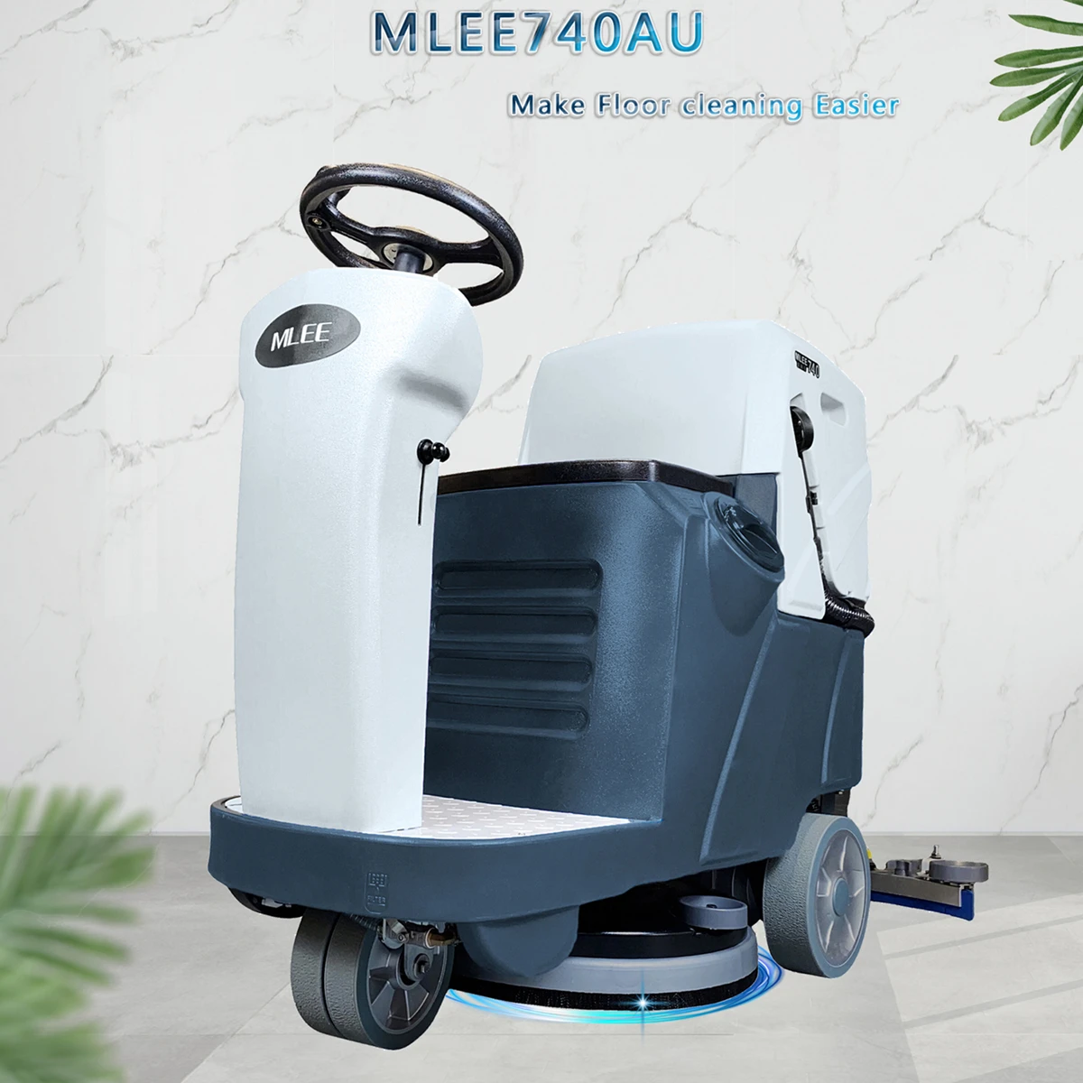 MLEE740AU Warehouse Cleaning Equipment Automatic Marble Floor Scrubbing Machine