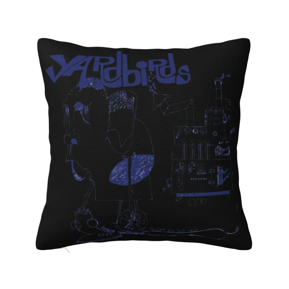 The Yardbirds Roger The Engineer White 1966 Blues Psychedelic Page Latest Adult Pillow Case