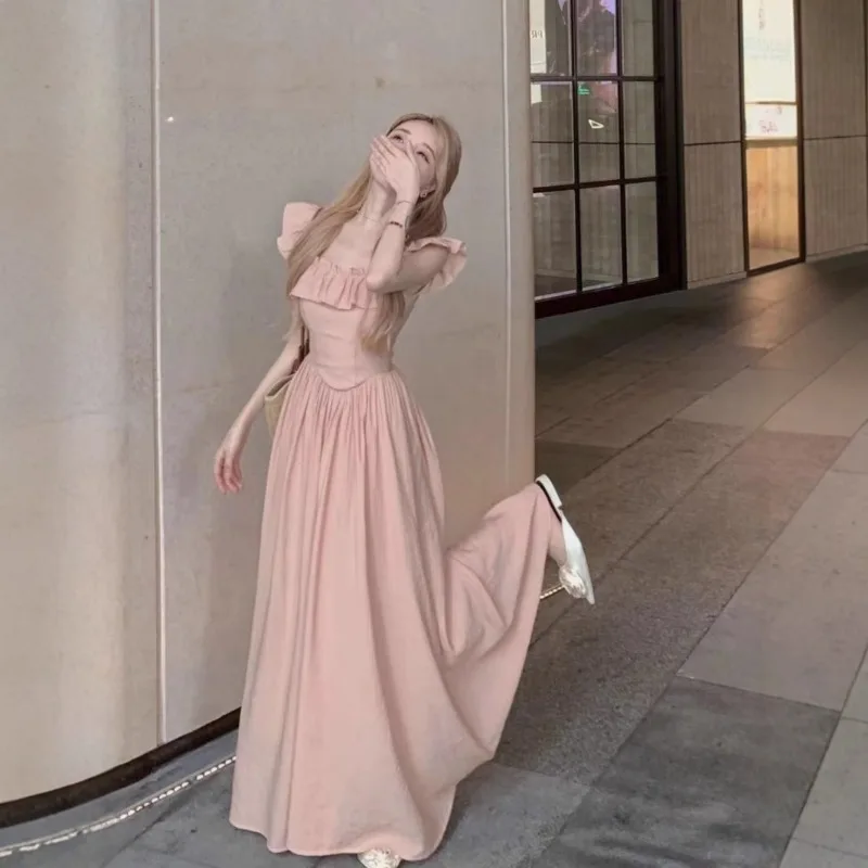 a line dress pastel Long Pastel Prom Ball Gown with Sheer Corset Waist Dusty Sage / 8