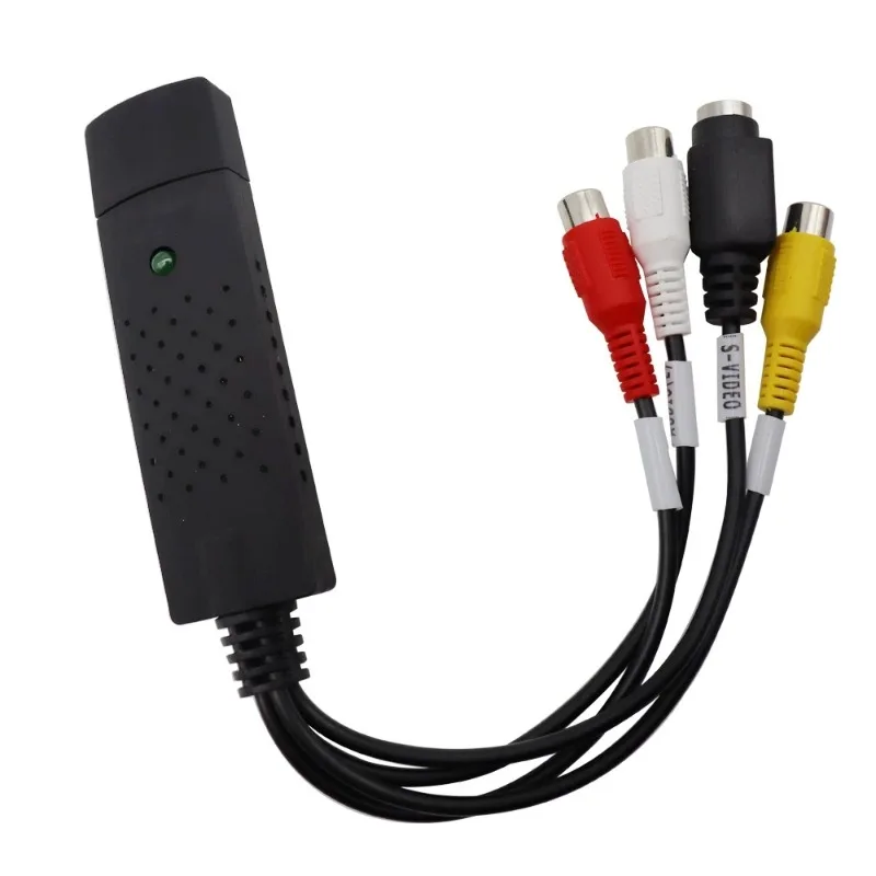 Av Kabels Adapter Kaart Tv Dvr Capture Easy Cap Video Usb 2.0 Easycap 4 Kanaals Dvd Vhs Audio Converter