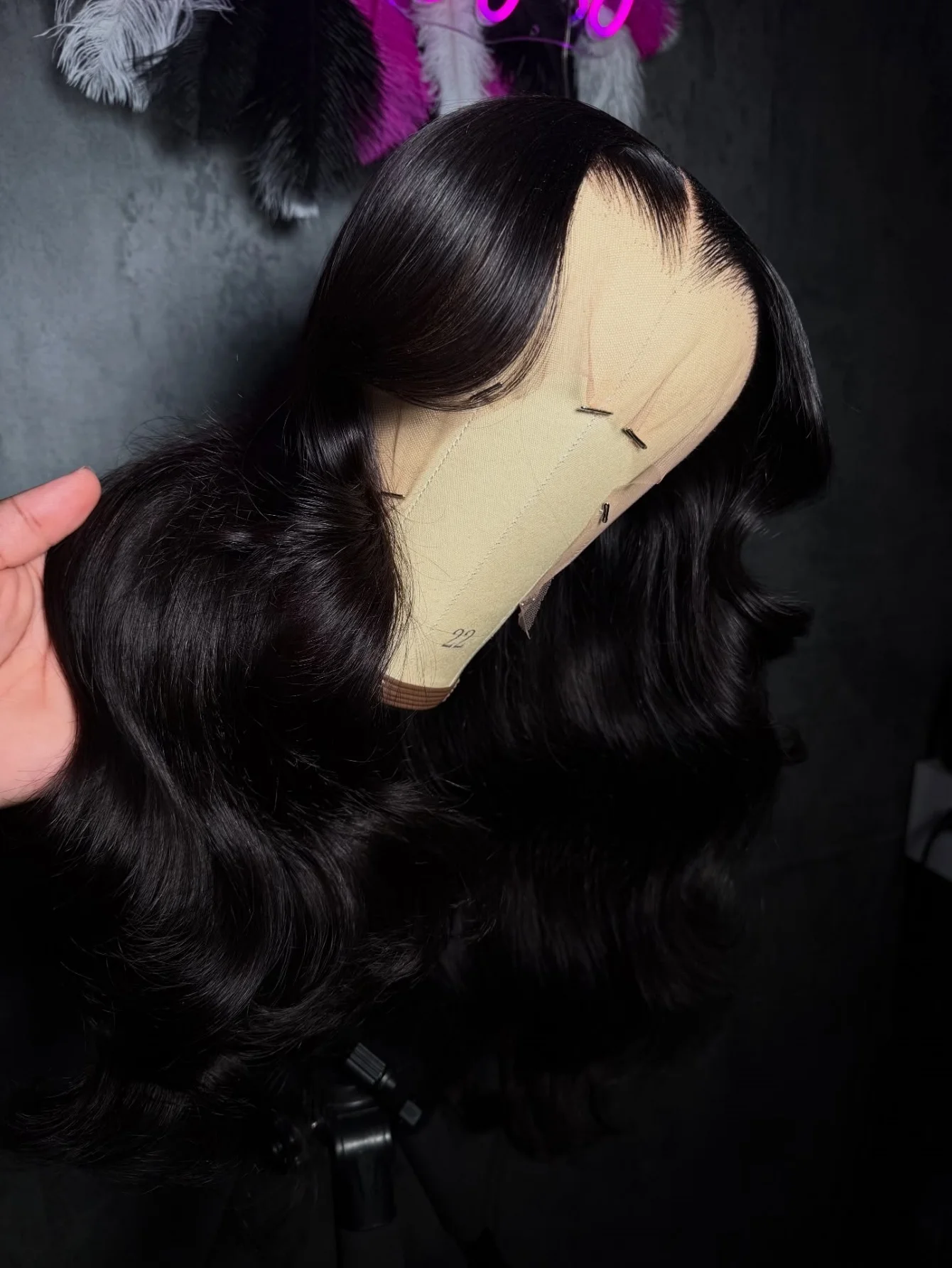 

40 Inch 200% Density Body Wave 13x4 Lace Front Human Hair Wigs Brazilian Remy Hair HD Transparent Lace Frontal Wigs For Women