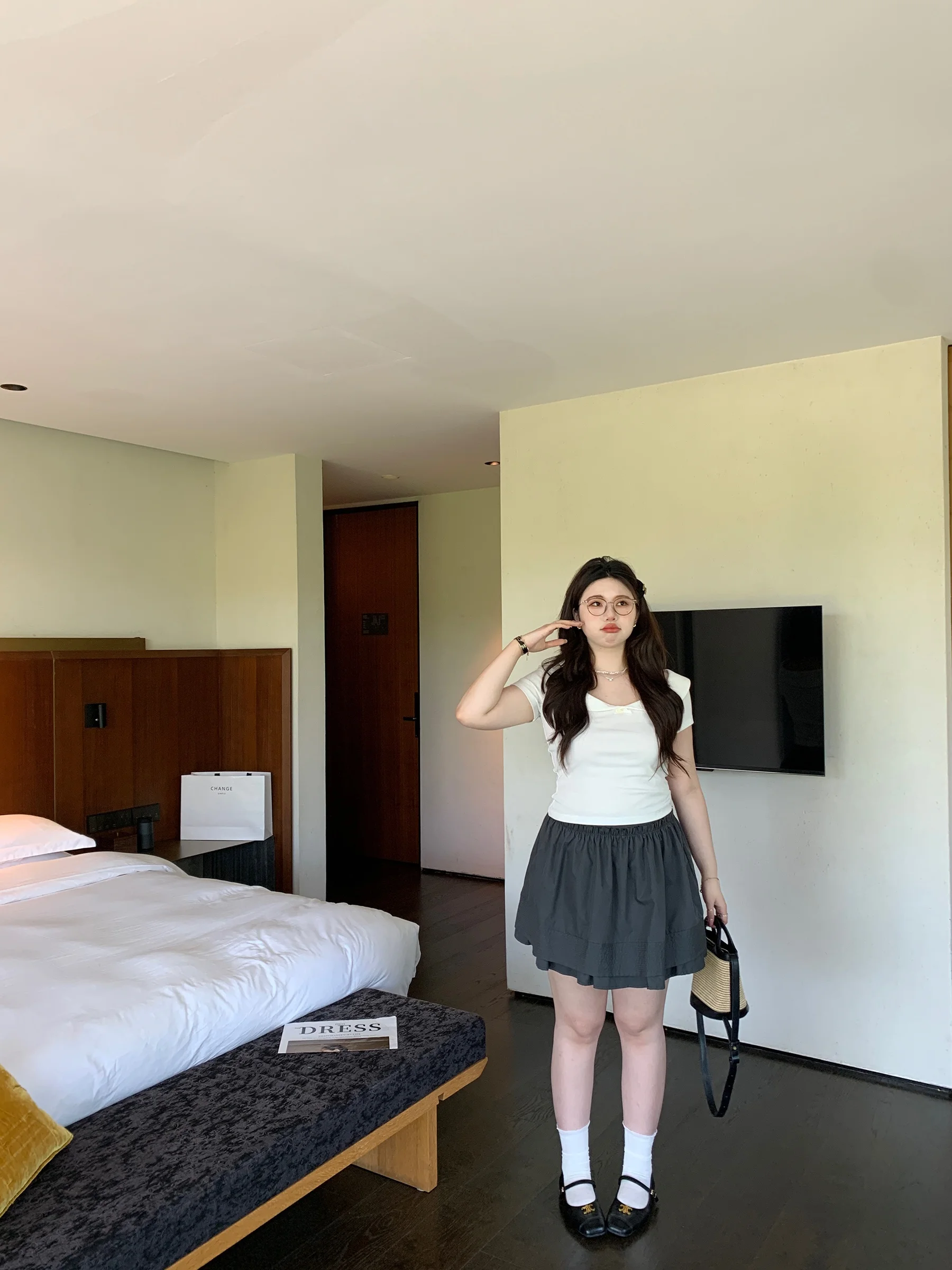 m5t6-ballet-sle-jupe-trapeze-ourlet-plisse-surdimensionne-taille-haute-coton-nylon-melange-ci-trajet-decontracte-jupe-de-date