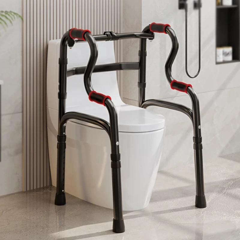 

Heavy-Duty Stand-Assist Walkers, Supports Up To 440lbs, Multi-Purpose Mobility Aid Toilet Safety Rails for Toilet Safety and Nar