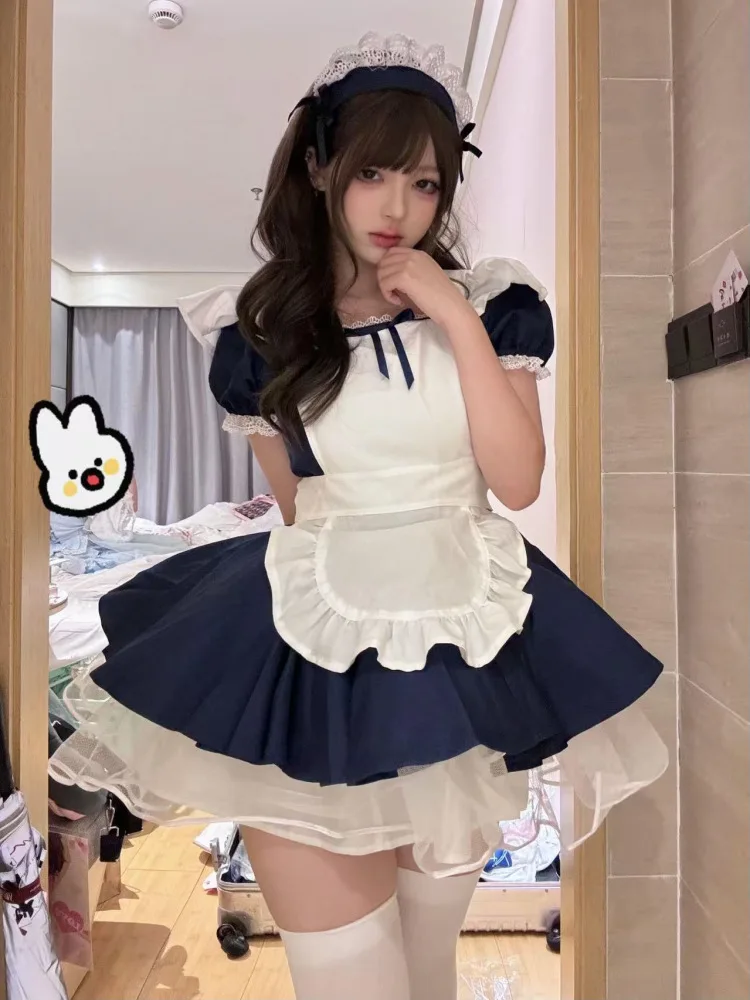 

Angel Maids Cisas Dr с кружевной отделкой, комплект из двух предметов для женщин ort Sve круглый Ne полиэстер, карнавальный костюм