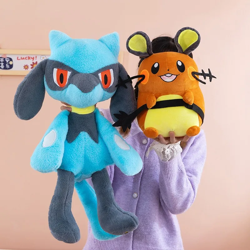 23-80-センチメートルポケモン大型サイズリオル-デデネぬいぐるみソフトぬいぐるみ漫画動物ぬいぐるみ装飾子供のギフト