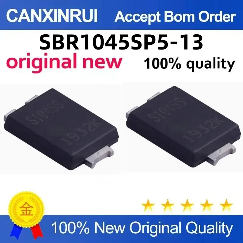 (5-100 pieces) New SBR1045SP5-13 silk screen S1045S 10A 45V TO-277 Schottky diode