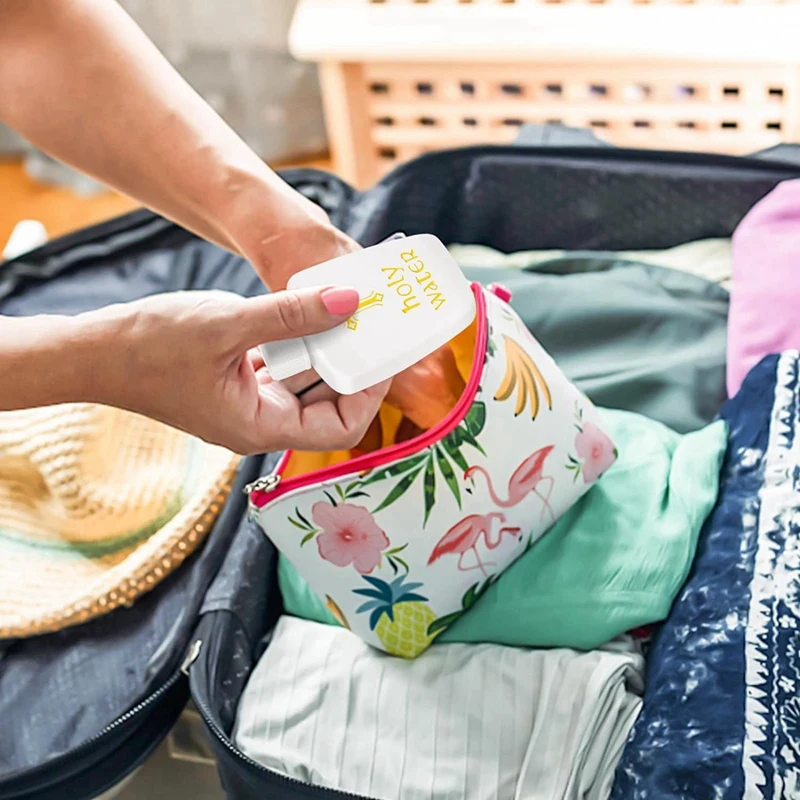 AD23-20 قطعة زجاجات مياه مقدسة بلاستيكية 2 أونصة حاوية مياه مقدسة حاويات فارغة للهالوين الكاثوليكي المسيحي 60 مللي